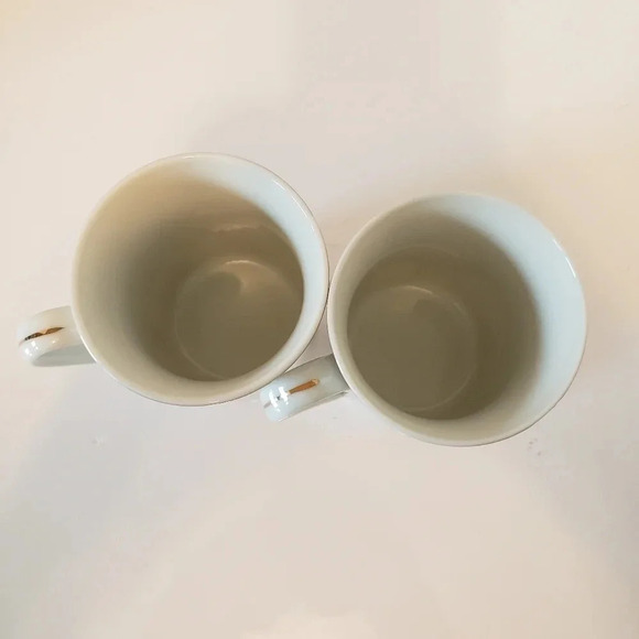 Vintage Norman Rockwell set of  2 Coffee Cups. - Picture 2 of 12